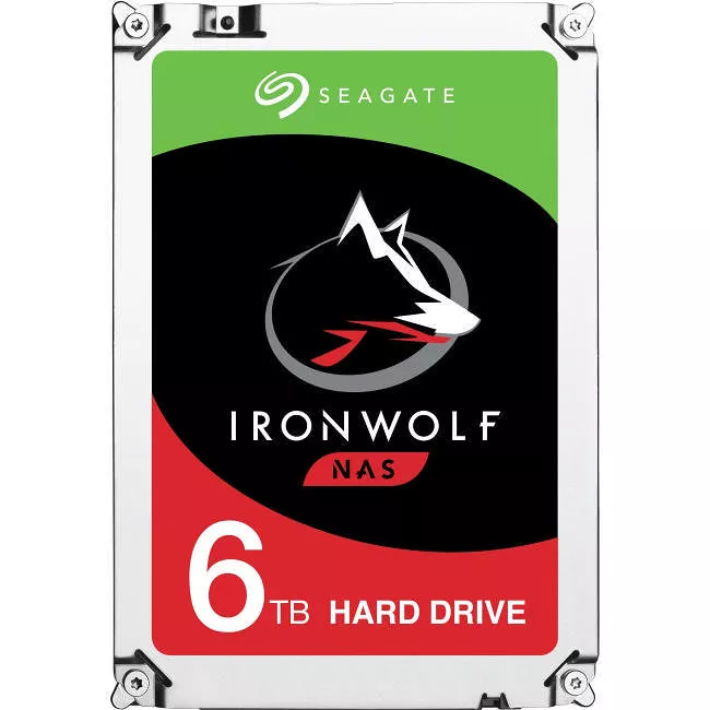 Seagate ST6000VN0041 IronWolf Hard Drive - 6 TB - 128 MB - 3.5 - SATA - 7200