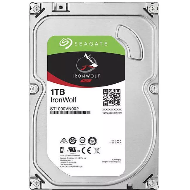 Seagate ST1000VN002 IronWolf Hard Drive - 1 TB - 64 MB - 3.5 - SATA - 5900