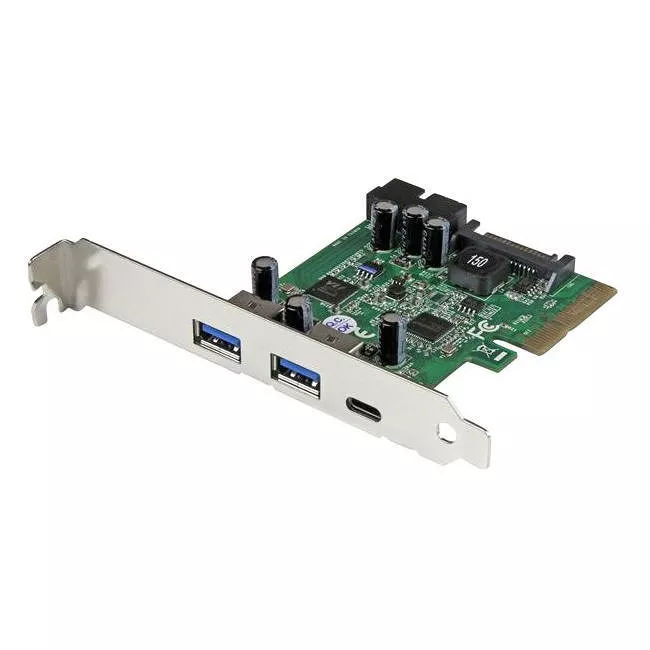 StarTech PEXUSB312EIC 5 Port USB 3.1 PCIe Card - 1x USB-C - 2x USB-A - 1x 2 Port IDC