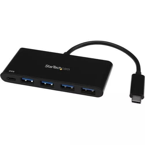 StarTech HB30C4AFPD 4 Port USB C Hub with 4x USB Type-A - 60W Power