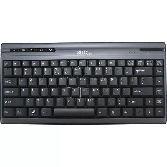 SIIG JK-US0312-S1 USB Mini Multimedia Keyboard