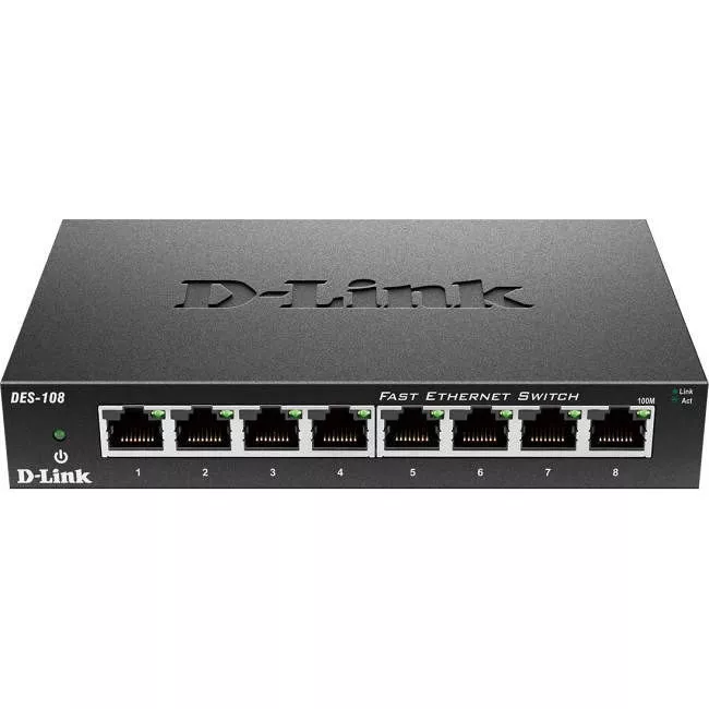D-Link DES-108 8-Port Desktop Switch