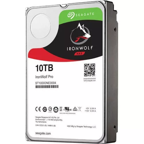Seagate ST10000NE0004-20PK IronWolf Pro Hard Drive - 10 TB - 256 MB - 3.5 - SATA - 7200