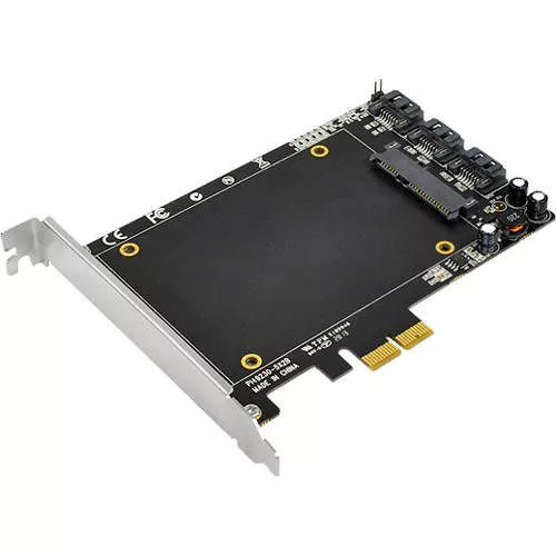 SIIG SC-SA0T11-S1 SATA 6Gb/s 3i+1 SSD Hybrid PCIe