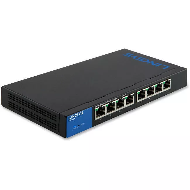 Linksys LGS308 8-Port Smart Gigabit Switch