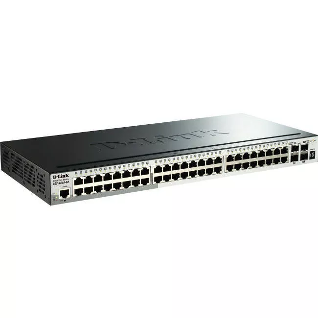 D-Link DGS-1510-52X 52-Port Gigabit Stackable SmartPro Switch Including 4 10GbE SFP+ Ports