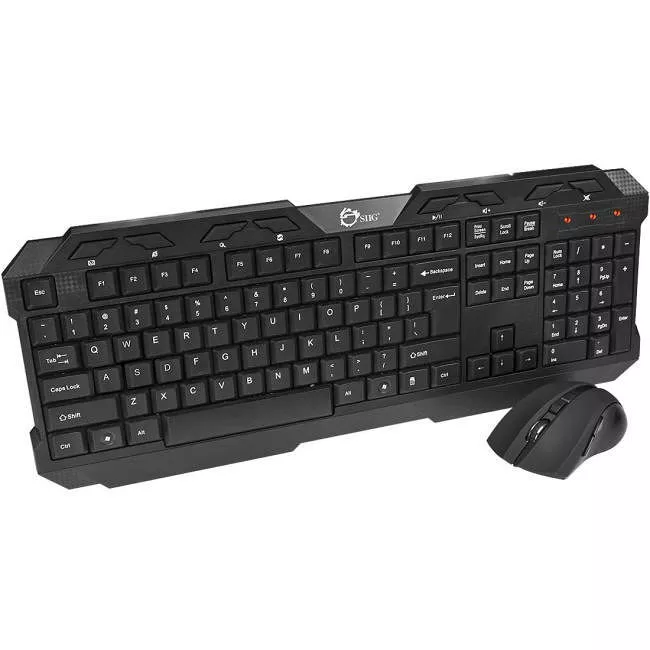 SIIG JK-WR0J12-S1 Gaming Inspired Wireless Keyboard & Mouse Combo