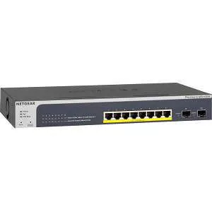 NETGEAR GS510TPP-100NAS ProSAFE 8-Port PoE+ Gigabit Smart Managed Switch w/ 2 SFP Ports (GS510TPP)