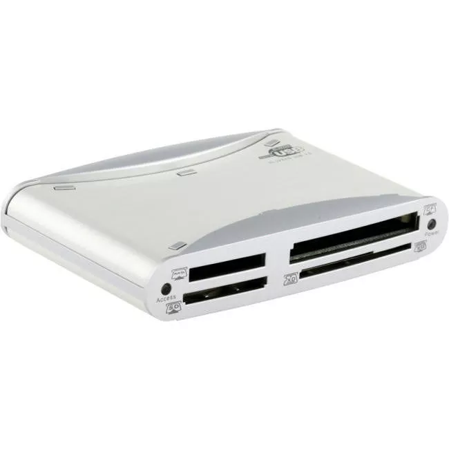 Axiom ALLN1RDR-AX All-in-1 Flash Card Reader with MicroSD Slot - White