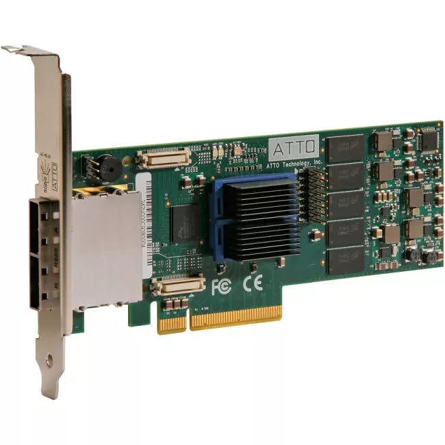 ATTO ESAS-R680-000 ExpressSAS RAID 8-Port External 6Gb SAS/SATA to x8 PCIe 2.0 Low Profile Adapter