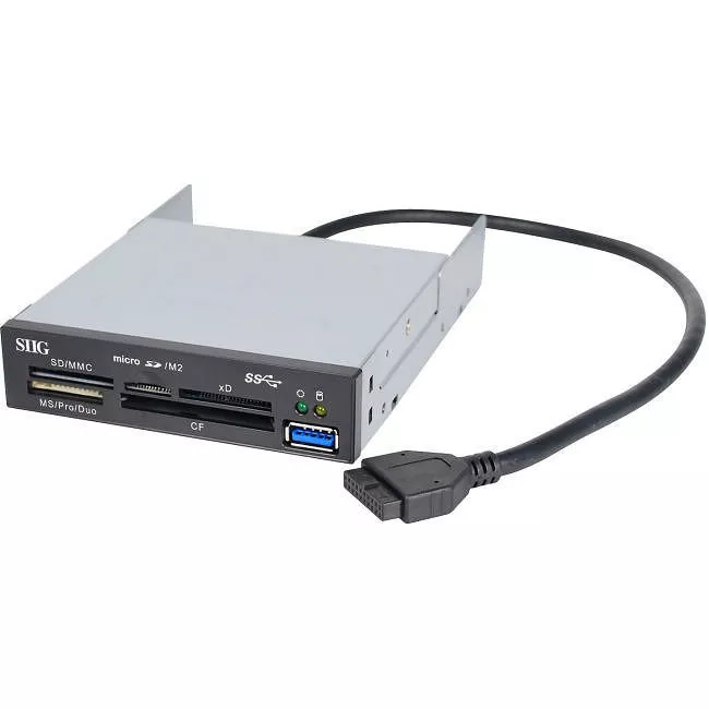 SIIG JU-MR0A11-S1 USB 3.0 Internal Bay Multi Card Reader