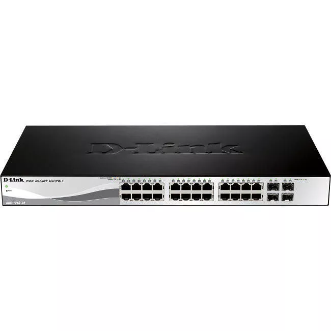 D-Link DGS-1210-28 WebSmart Ethernet Switch - 24 Network, 4 Expansion Slot