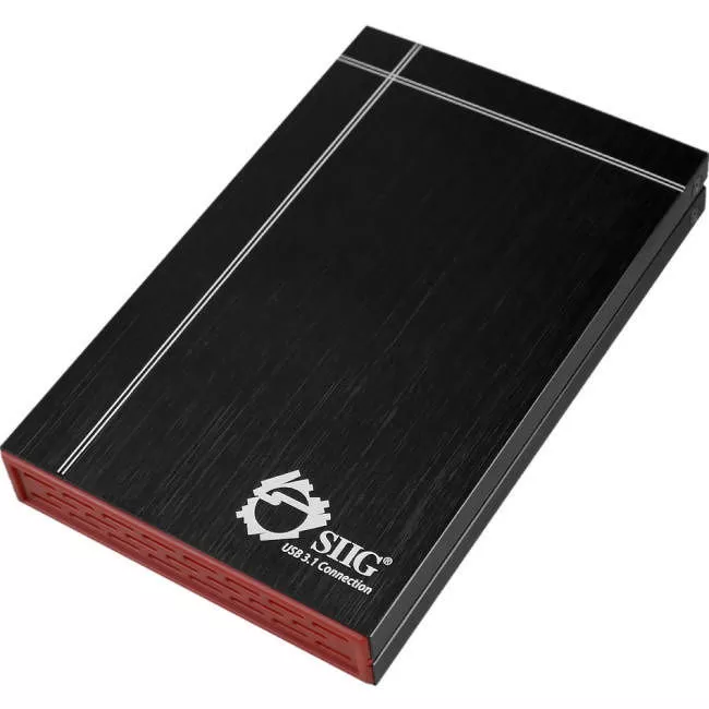 SIIG JU-SA0Q12-S1 USB 3.1 to SATA 2.5 External Hard Drive Enclosure