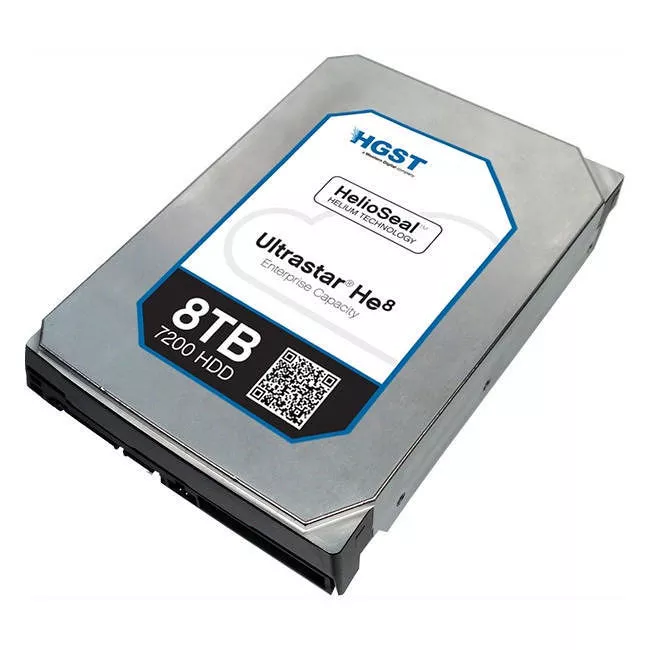 HGST 0F23661 Ultrastar Hard Drive - 8 TB - 128 MB - 3.5 - SAS - 7200