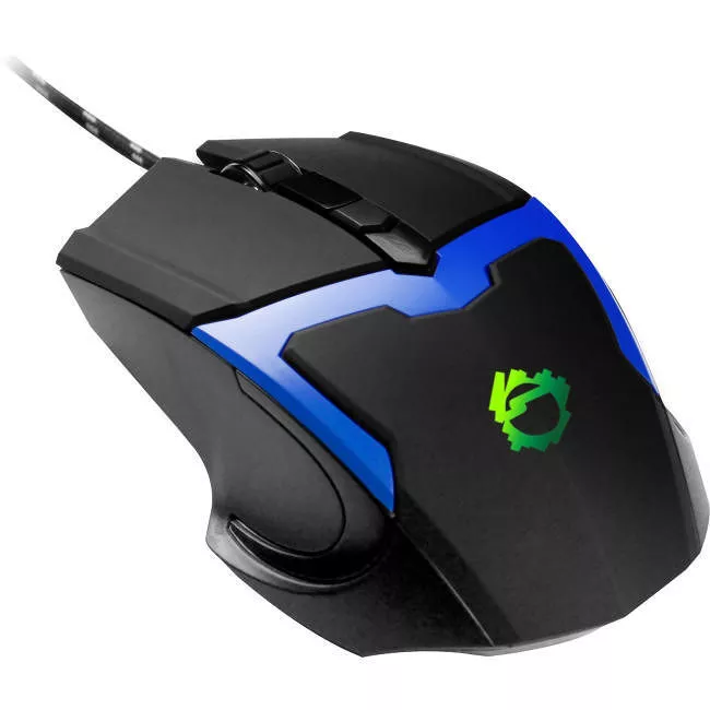 SIIG JK-US0E12-S1 USB Optical Mouse with LED Backlit - Blue