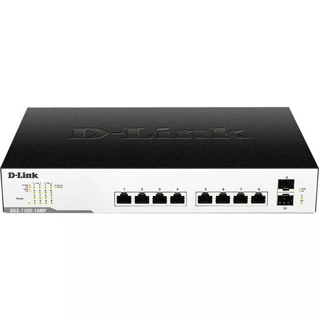D-Link DGS-1100-10MP 10-Port Gigabit PoE Switch