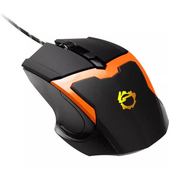 SIIG JK-US0G12-S1 USB Optical Mouse with LED Backlit - Orange