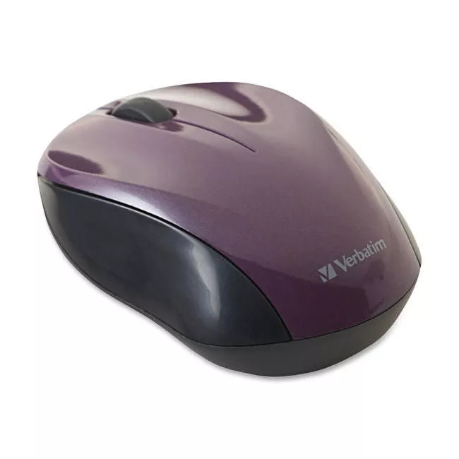 Verbatim 97666 Wireless Nano Notebook Optical Mouse - Purple