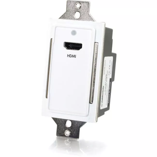 C2G 29224 TruLink Single Gang HDMI over Cat5 Wall Plate Transmitter- White