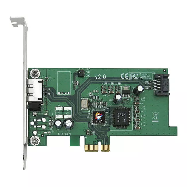SIIG SC-SAE212-S2 eSATA II i/e PCIe Adaptor