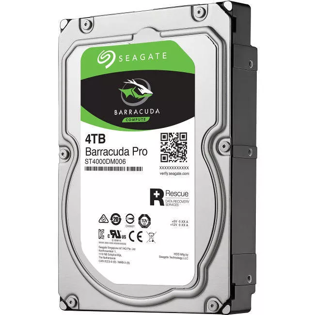 Seagate ST4000DM006 BarraCuda Hard Drive - 4 TB - 128 MB - 3.5 - SATA - 7200