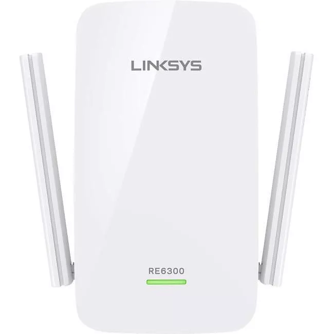 Linksys RE6300 IEEE 802.11ac 750 Mbit/s Wireless Range Extender - Indoor