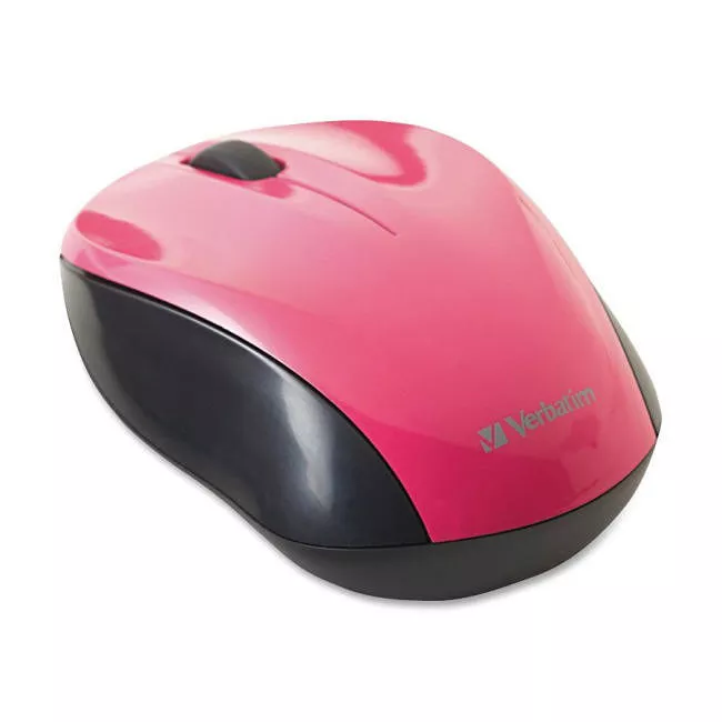 Verbatim 97667 Wireless Nano Notebook Optical Mouse - Pink