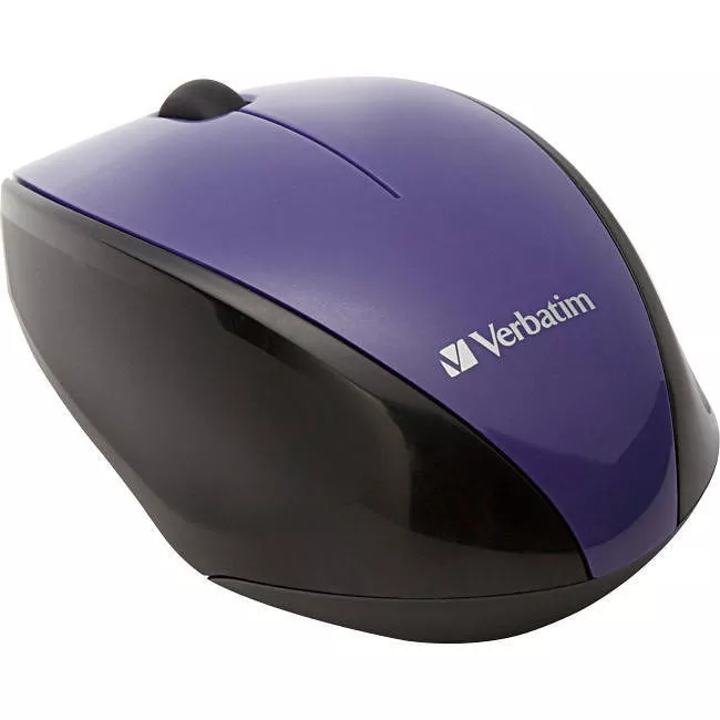 Verbatim 97994 Wireless Notebook Multi-Trac Blue LED Mouse - Purple