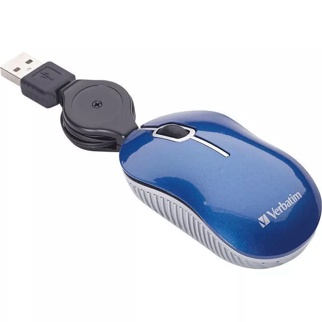 Verbatim 98616 Mini Travel Optical Mouse - Blue