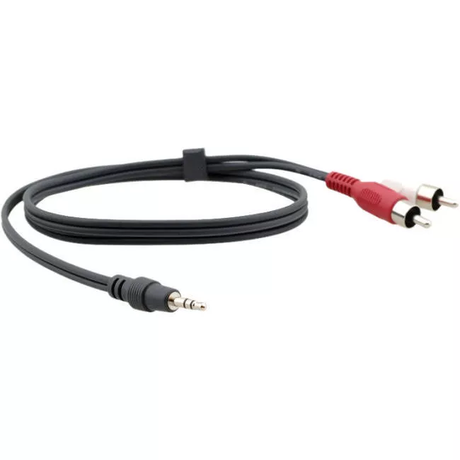 Kramer C-A35M/2RAM-3 3.5mm Stereo Audio to two RCA (Male - Male) Cable (3')