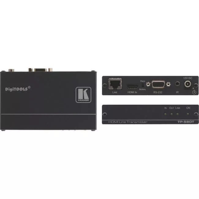 Kramer TP-580T HDMI, Bidirectional RS-232 & IR over HDBaseT Twisted Pair Transmitter