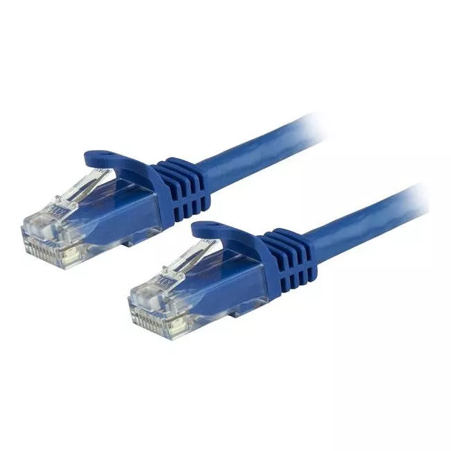 StarTech N6PATCH1BL 1ft CAT6 Ethernet Cable - Blue Snagless Gigabit