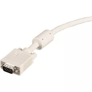 Black Box EVNPS06-0010-MF VGA Video Cable with Ferrite Core - Male/Female, Beige, 10-ft.