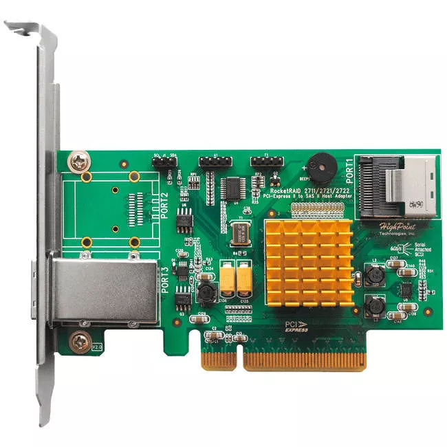 HighPoint RR2721 4 IN / 4 EX Channel 6G SAS RAID PCIE Controller