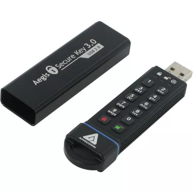 Apricorn ASK3-16GB Aegis Secure Key 16GB  USB 3.0 Flash Drive