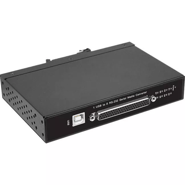 SIIG ID-SC0H11-S1 CyberX Industrial Rugged 8-port RS-232 USB to Serial Converter - Wide Temperature