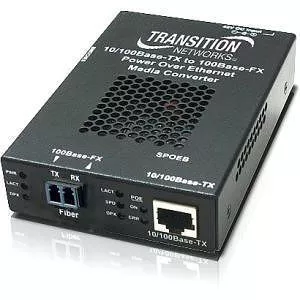 Transition Networks E-100BTX-FX-05-NA Fast Ethernet Stand-Alone Media Converter