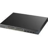 ZyXEL XGS2210-28HP 24-port GbE L2 PoE Switch with 10GbE Uplink