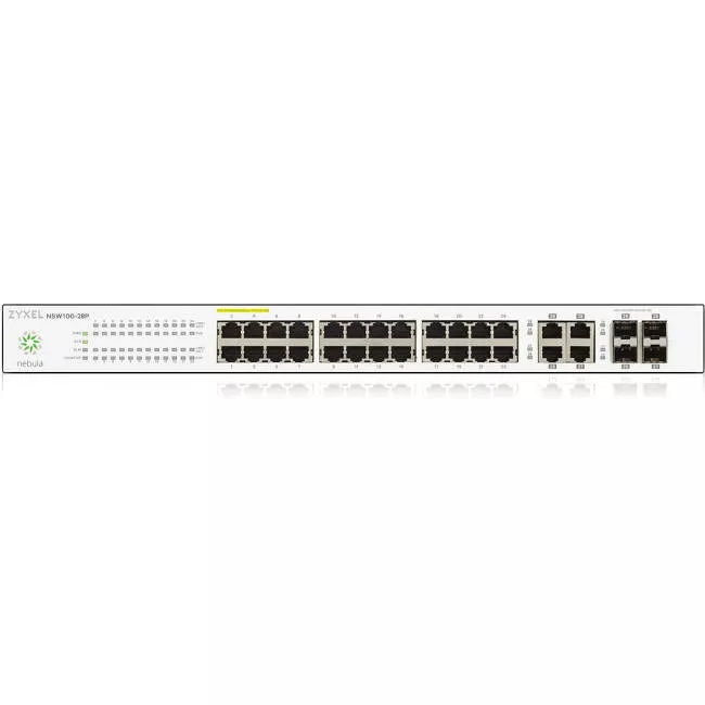ZyXEL NSW100-28P 24-port GbE Nebula Cloud Managed PoE Switch