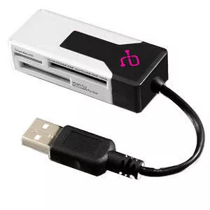 Aluratek AUCR200 MicroSD / MiniSD USB2.0 Multi-Media Card Reader