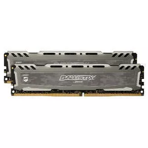 Crucial BLS2K8G4D26BFSB Ballistix Sport 16 GB DDR4-2666 Memory - DIMM - Unbuffered - Non-ECC - 1.20 V - 2666 MHz