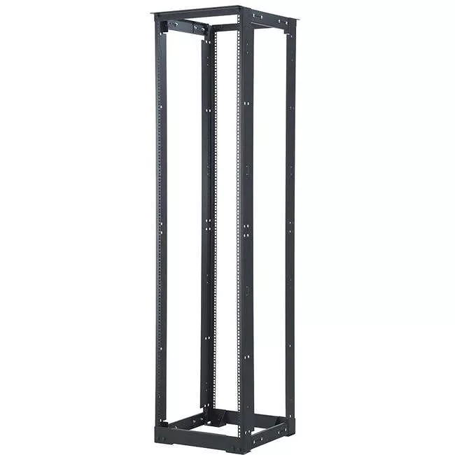 C2G 14592 45U 4-Post Adjustable Open Frame Rack with M6 Rails