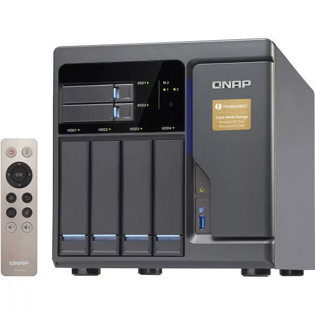 QNAP TVS-682T-I3-8G-US Turbo NAS TVS-682T-I3-8G SAN/NAS Server with Thunderbolt 2