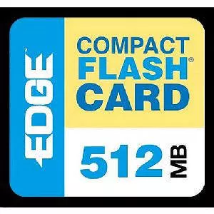 EDGE PE179502 Tech 512 MB Digital Media CompactFlash Card