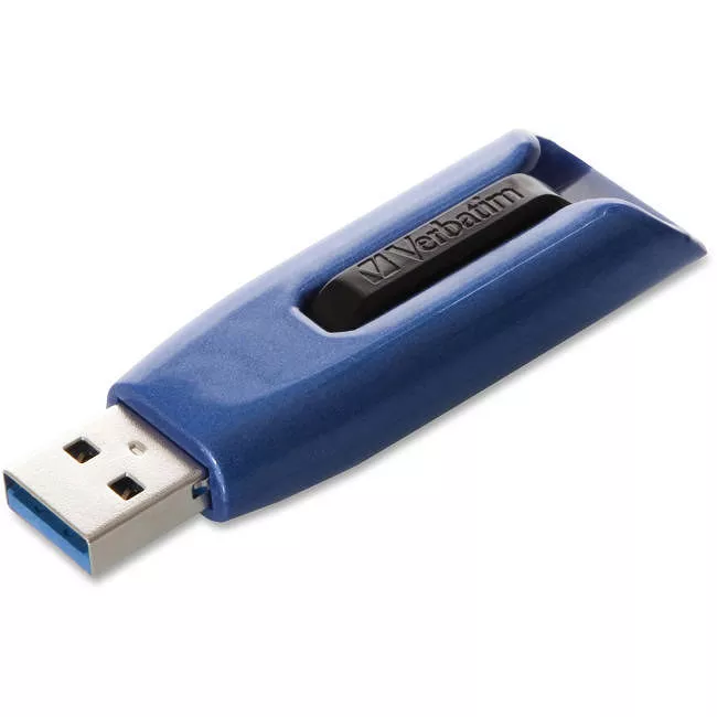 Verbatim 49807 64GB Store 'n' Go V3 Max USB 3.0 Flash Drive - Blue