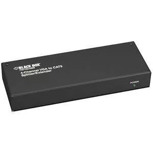Black Box AC601A 4-Channel Mini CAT5 VGA Splitter/Extender