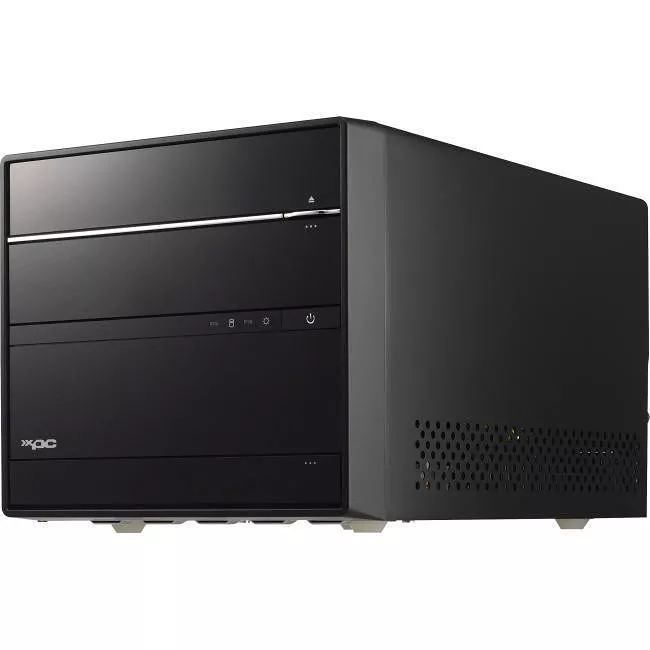 Shuttle SH170R6 XPC Barebone Mini PC - H170 Express Chipset - Socket H4 LGA-1151 - Black Aluminum