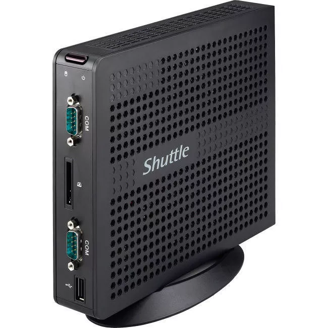 Shuttle XS36V5 Desktop Computer - Intel Celeron N3050 1.60 GHz DDR3L SDRAM - Slim PC - Black
