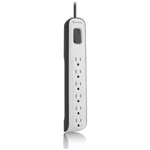 Belkin BV106000-04 Essential 6-Outlets Surge Suppressor - 4 ft