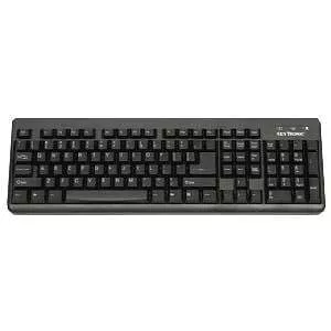KeyTronic KT400U2 USB Black Keyboard